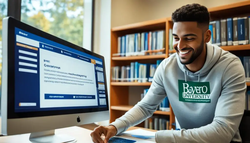 Bayero University online application